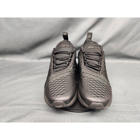 Nike Boys Air Max 270 (GS) Sneakers Mesh Triple Black Size 5Y NEW NO BOX! - Picture 3 of 11